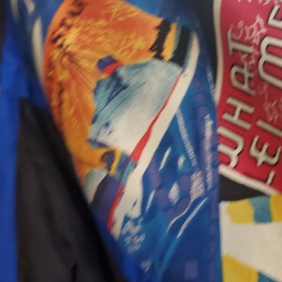 Joseph Tartaglia Vintage Black and Blue Windbreaker with Retro Graphic Design - Picture 10 of 13